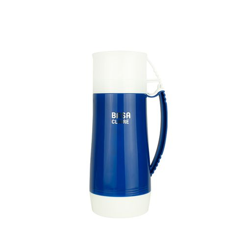 Ripley - SET DE 3 PIEZAS TERMO 500ML CON TAZAS DE ACERO AZUL